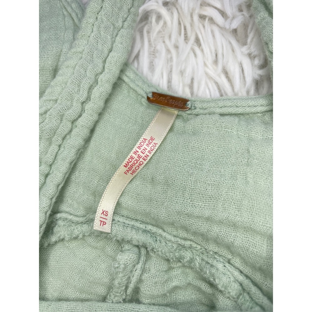 Free People Gauze 100% Cotton Peasant Tank Top - Picture 6 of 9